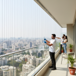 Invisible grills installations