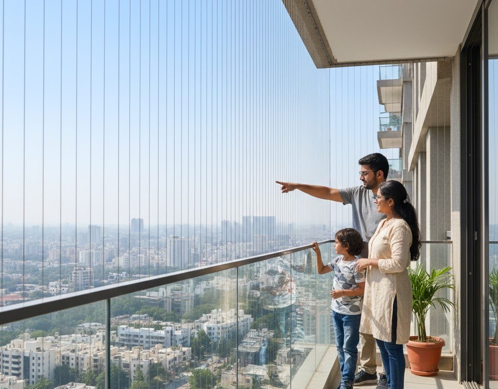 Invisible Safety Grills for Balcony in Mumbai