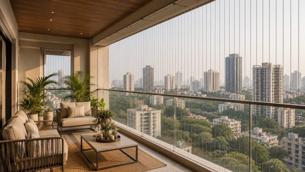 Invisible Grill for Balcony in Mumbai