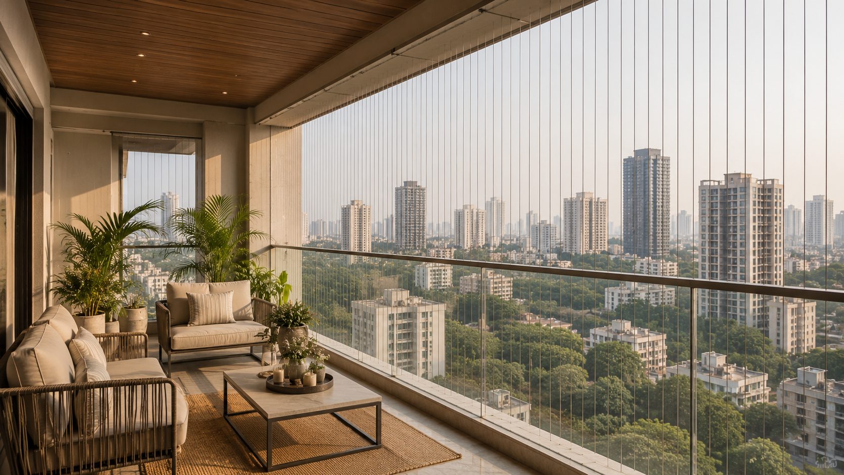 Invisible Grill for Balcony in Mumbai